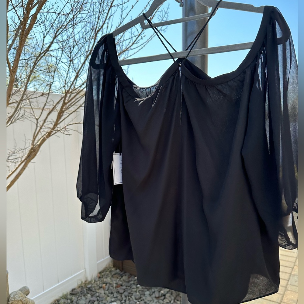 Women shirt by I. State in black size medium. New with tags